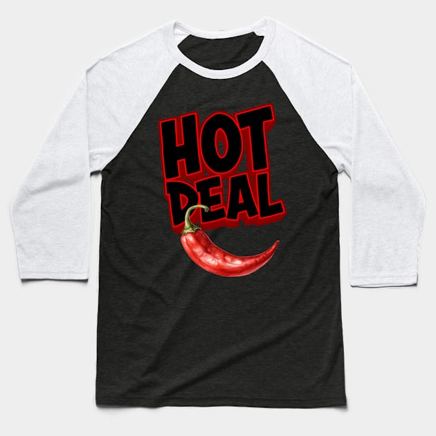 Hot Deal Baseball T-Shirt by KreativPix